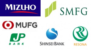 Logo of Japanese banks